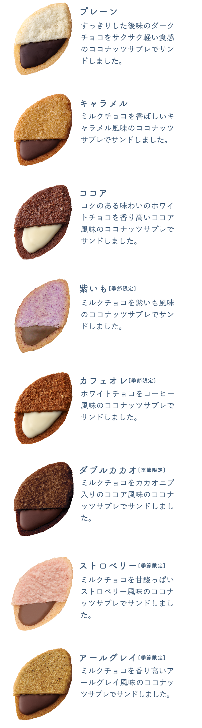 ココサブレ｜商品一覧｜チョコレートショップ「ベルプラージュ」：横浜元町