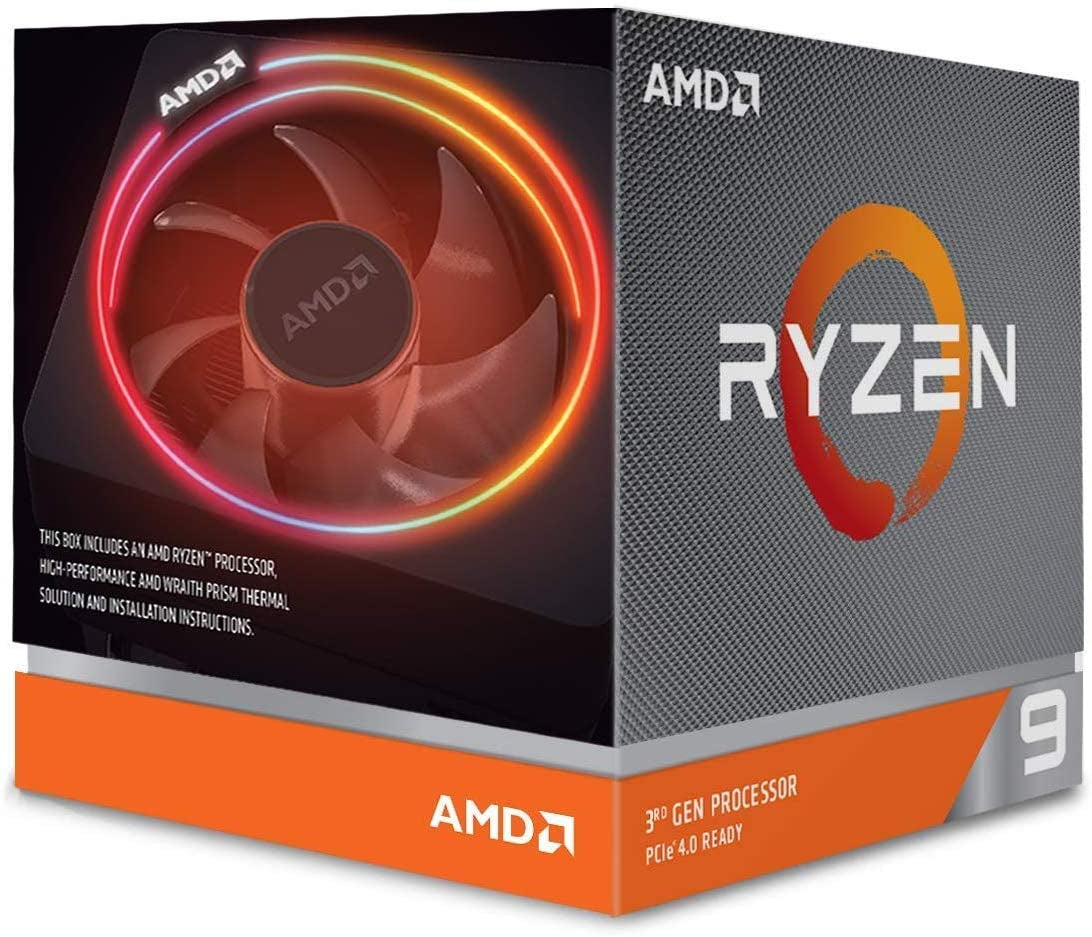 Ryzen 9 3900X 12-Core, 24-Thread Unlocked Desktop Processor with