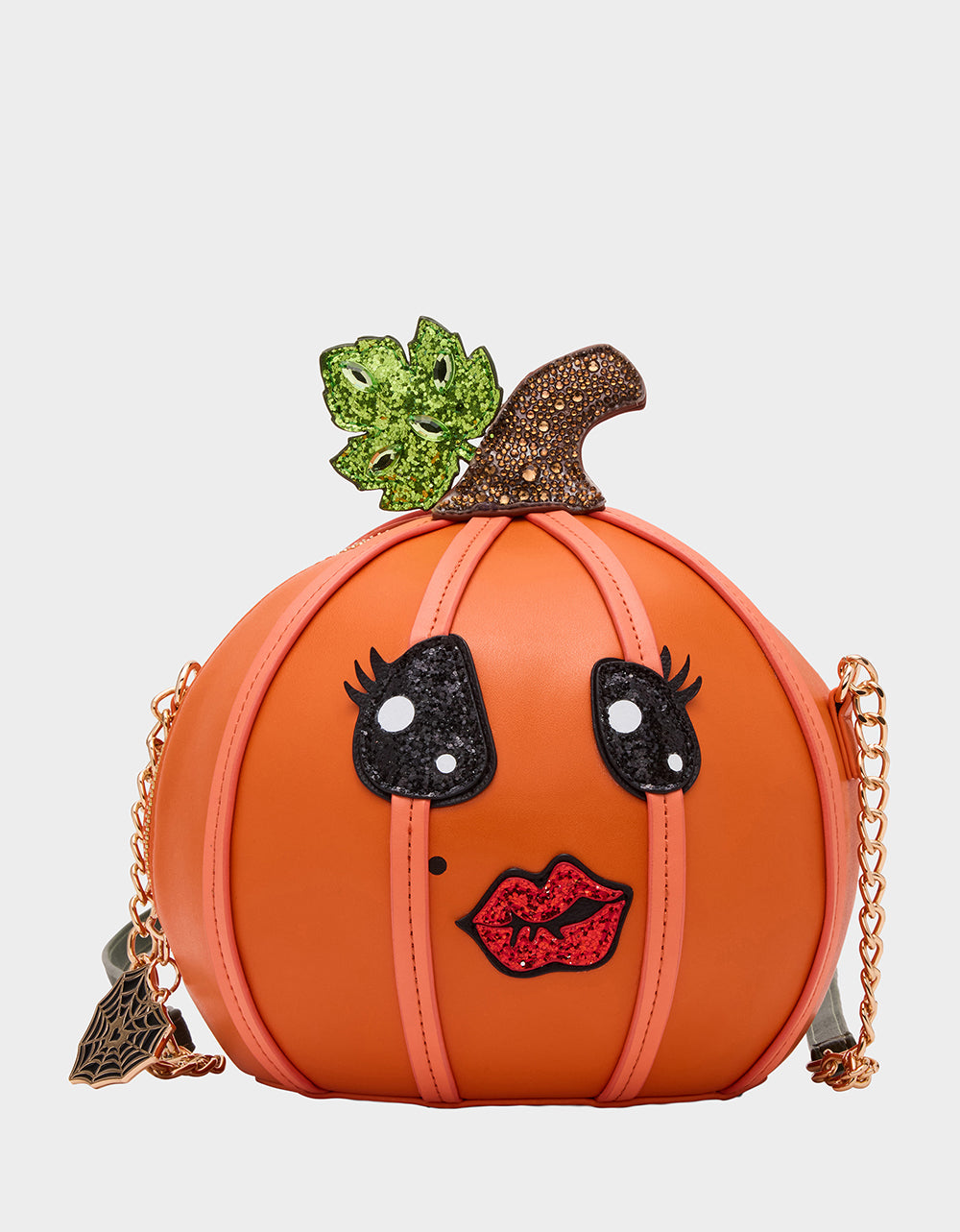 NO GUTS NO GLORY ORANGE Women's Halloween-Themed Pumpkin Crossbody