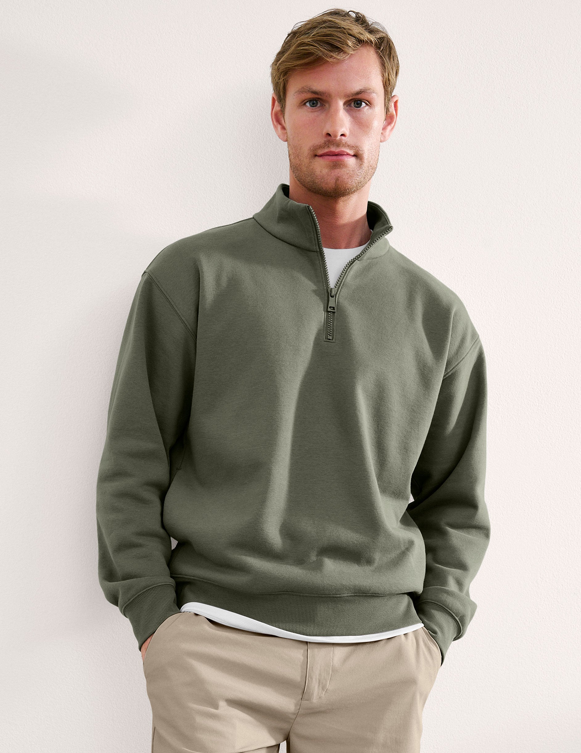 LuxeFleece Half Zip Men's Pullover | Beyond Yoga