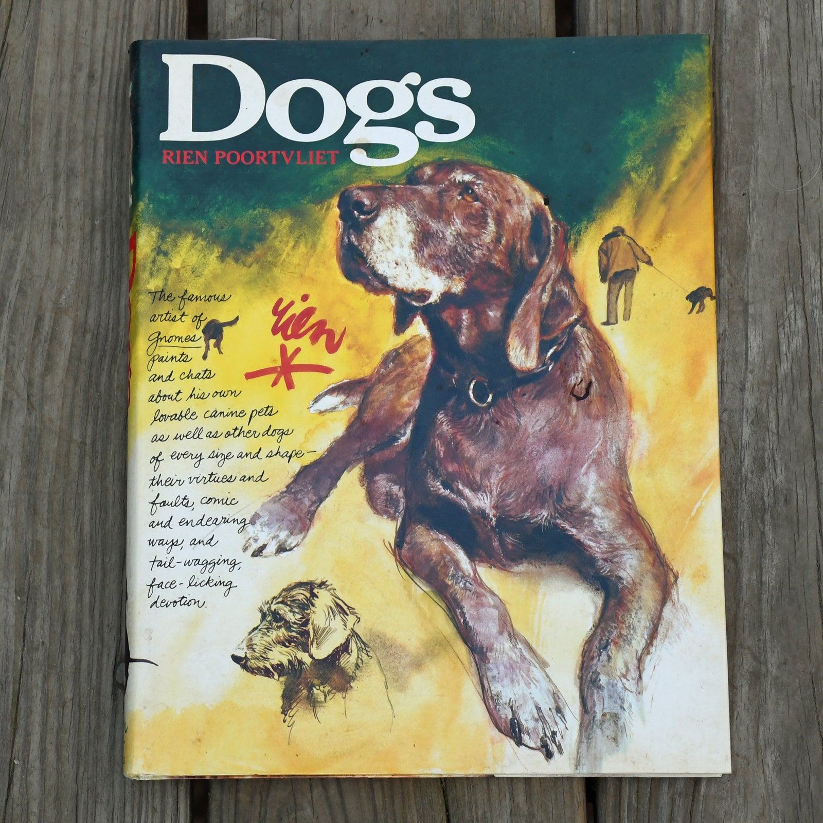 Dogs - Rien Poortvliet, 1996 edition, hardcover – BIG Gentle Dogs