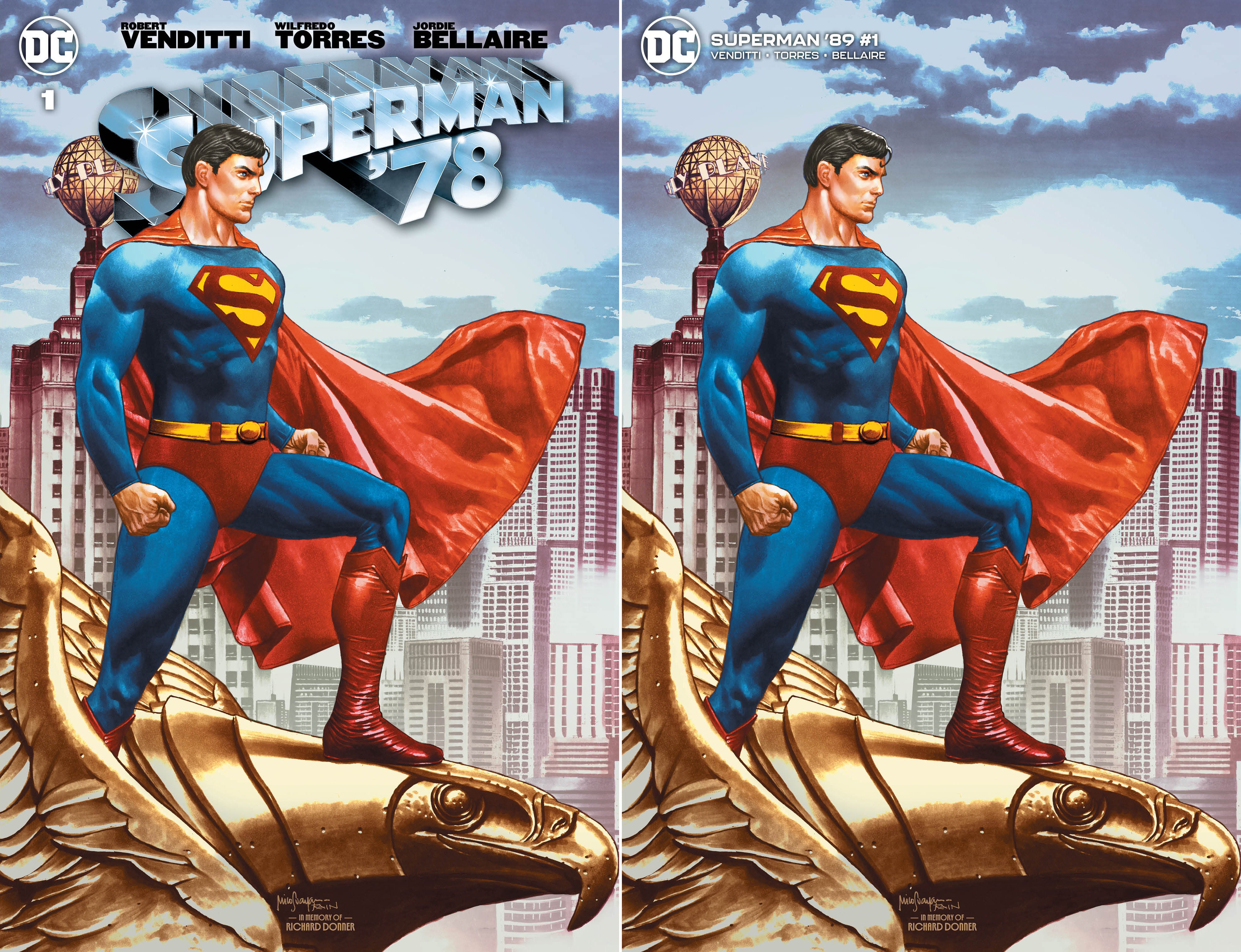 SUPERMAN 78 #1 MICO SUAYAN EXCLUSIVE VARIANT OPTIONS