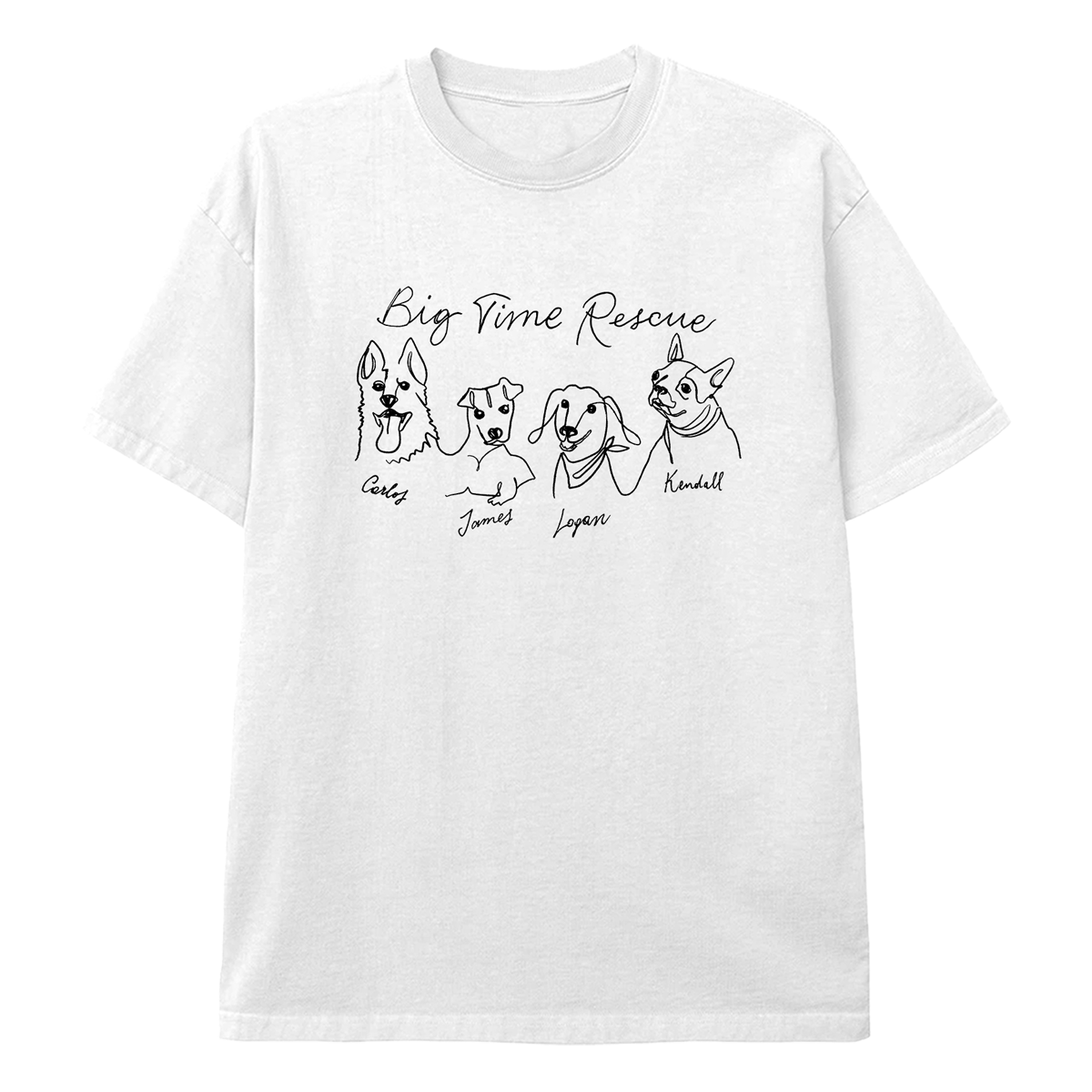 Big Time Rescue Tee - White – Big Time Rush