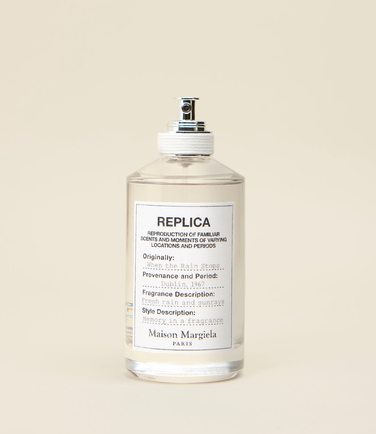 Maison Margiela Eau de Toilette When the Rain Stops Replica