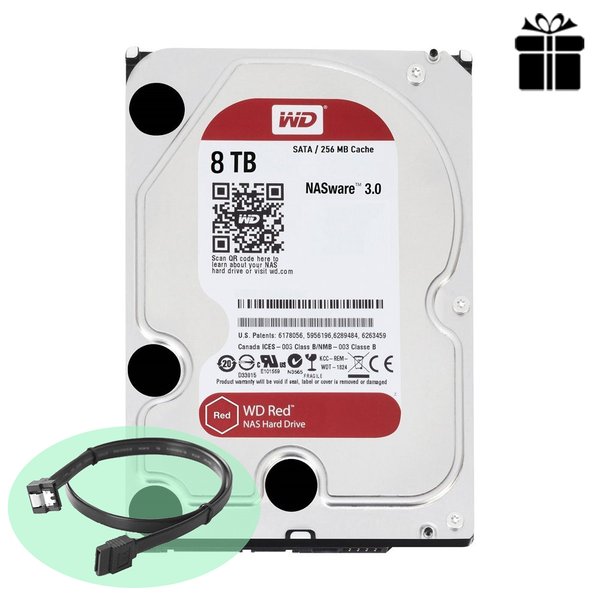 Ổ cứng HDD WD Red 8TB 3.5 inch SATA III 256MB Cache 5400RPM WD80EFAX
