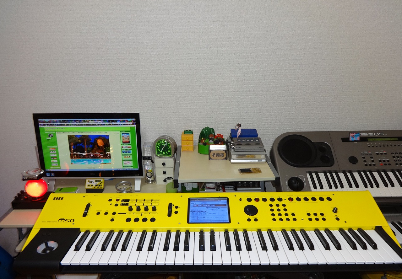 KORG m50 (限定イエローモデル) 】の巻 - ☆ 新海 渚の機材紹介 ☆
