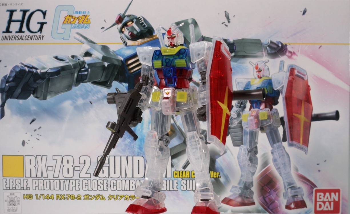 HG 1/144 RX-78-2 ガンダム クリアカラーVer.のご紹介！ - 先人に続け