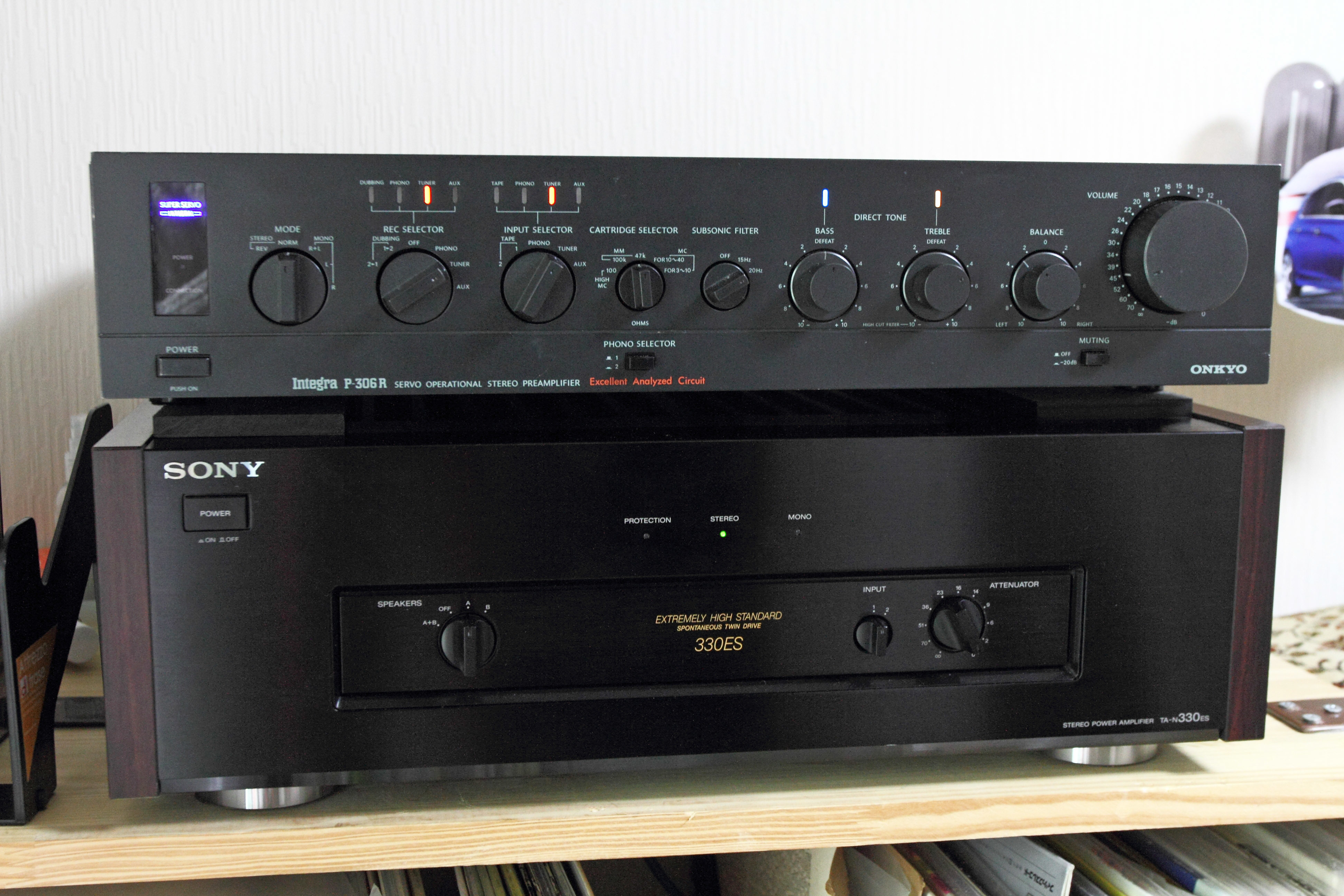 SONY ﾊﾟﾜｰｱﾝﾌﾟTA－N330ES | 写真とレコード鑑賞と食の趣味