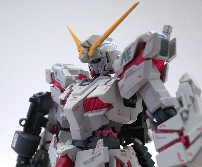 HGUC ユニコーンガンダムデストロイモード改修塗装完成品（落札