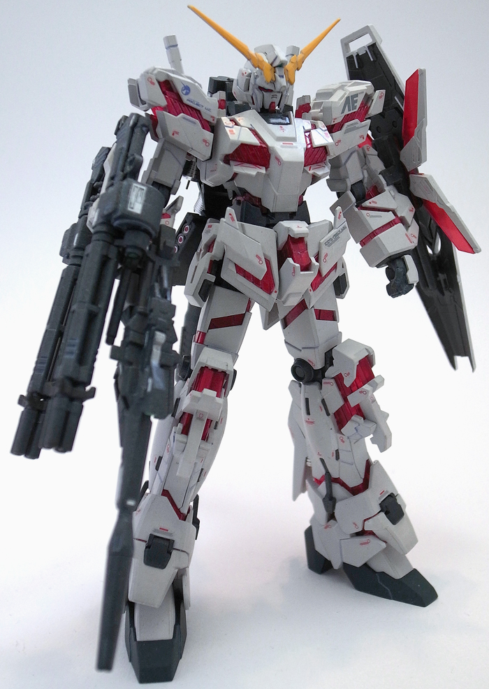 HGUC ユニコーンガンダムデストロイモード改修塗装完成品（落札