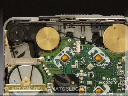 ソニー製カセットウォークマンWM-EX655のベルト交換失敗｜プラモ製作と