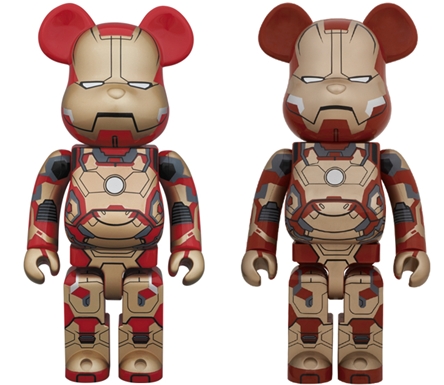 6/22 発売のベアブリック （BE@RBRICK） -アイアンマン3 マーク42 400