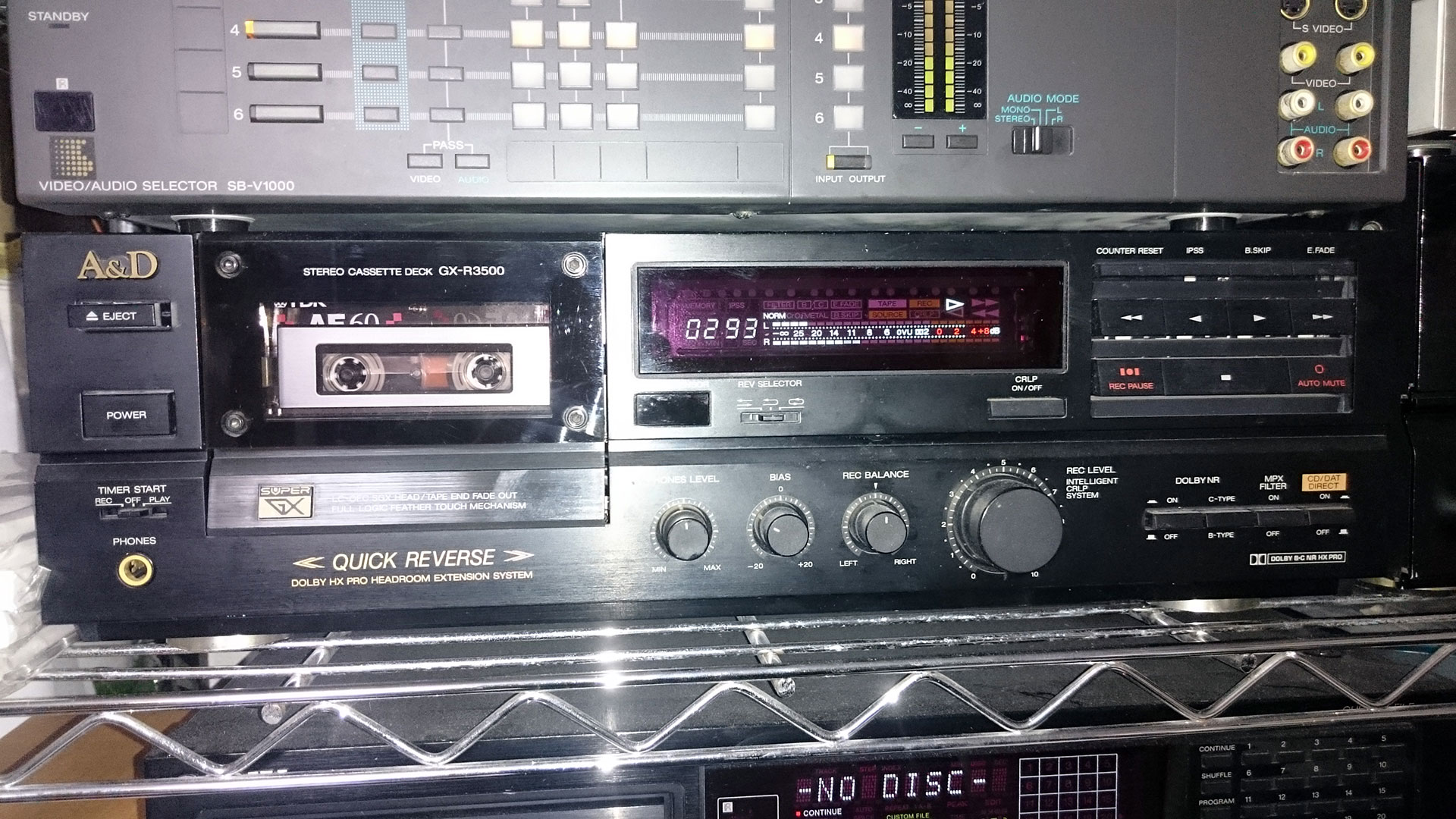 A&D GX-R3500（カセットデッキ） | ごくごく個人的なブログ