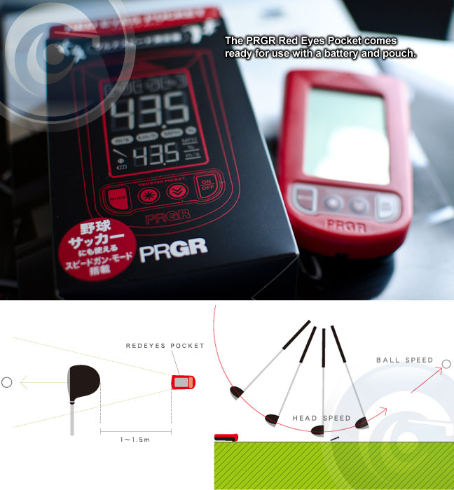 Introducing PRGR's Red Eyes Pocket Speed Monitor | TourSpecGolf Blog