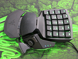 メカニカルスイッチ搭載の左手用キーパッド「Razer Orbweaver 2014」を