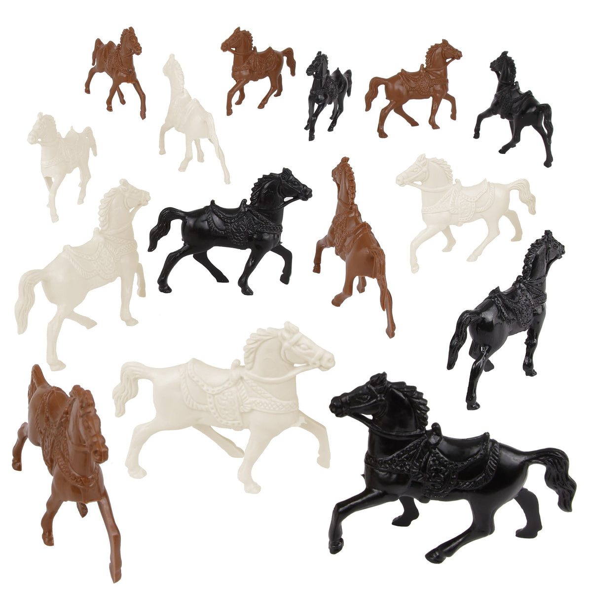 BMC Classic Lido Riding Horses 15pc Plastic Figure Playset