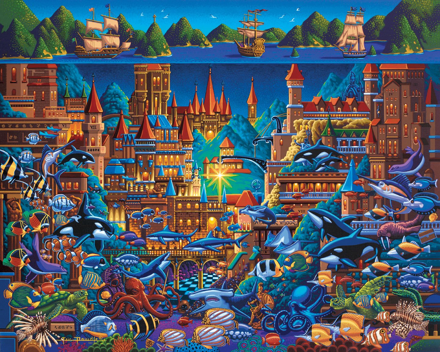 Atlantis | 500 Piece Dowdle Jigsaw Puzzle