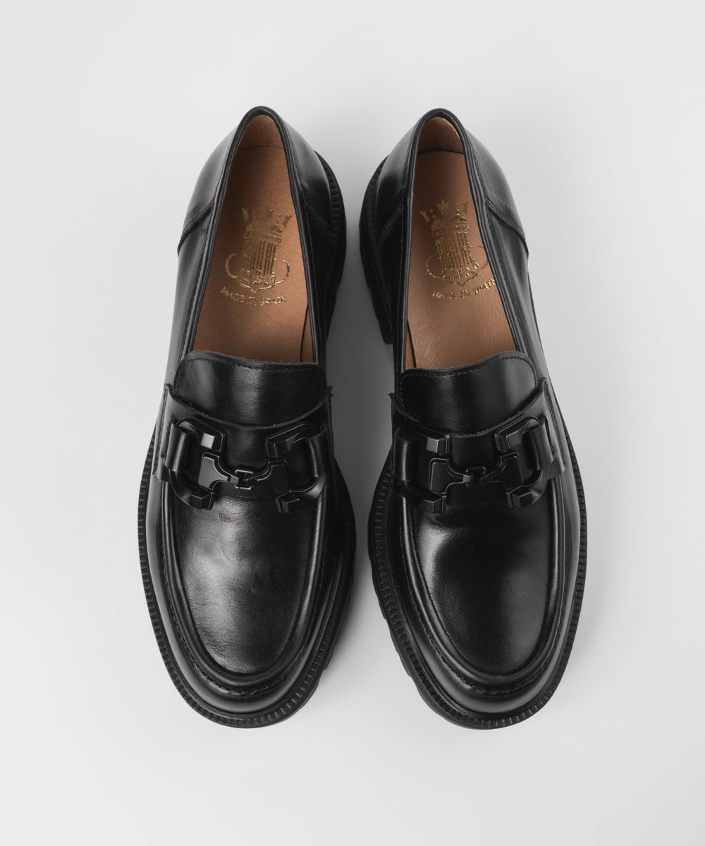 BONTRE/タンクソールビットローファー