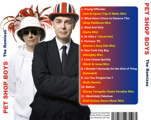 Pet Shop Boys - Lost Mixes CD – Borderline MUSIC