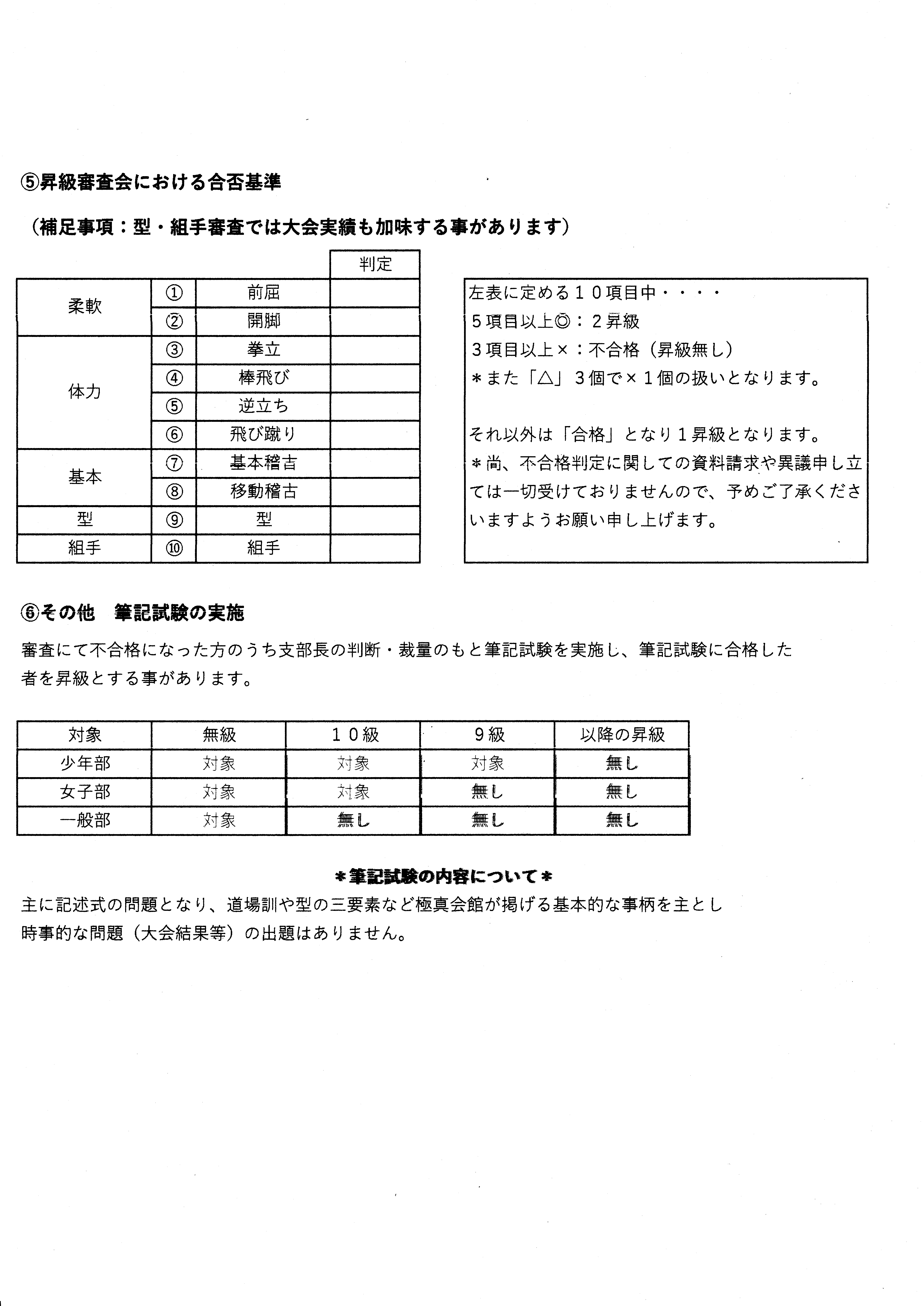 2023年 9月22日・9月25日に実施する 審査会について | 国際空手道連盟