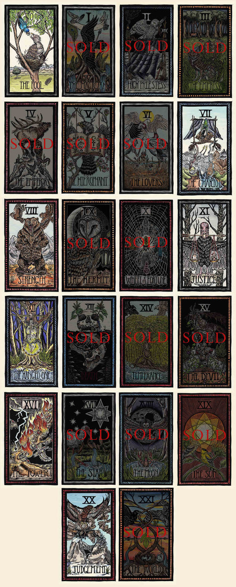 Brady Tarot Original Art