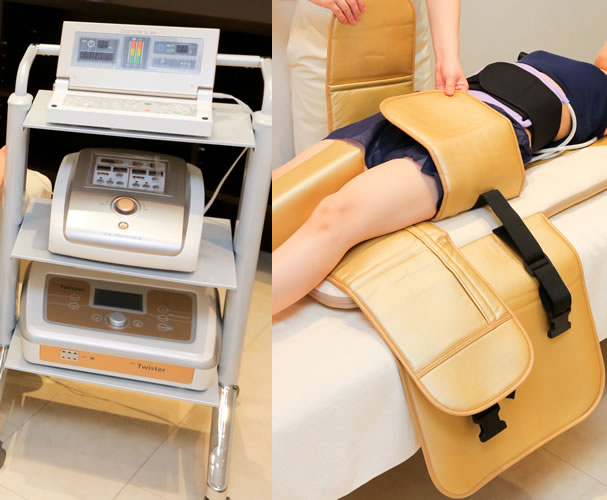 エアプロセッサートリプルシステム（骨盤調整・EMS・加圧）完売