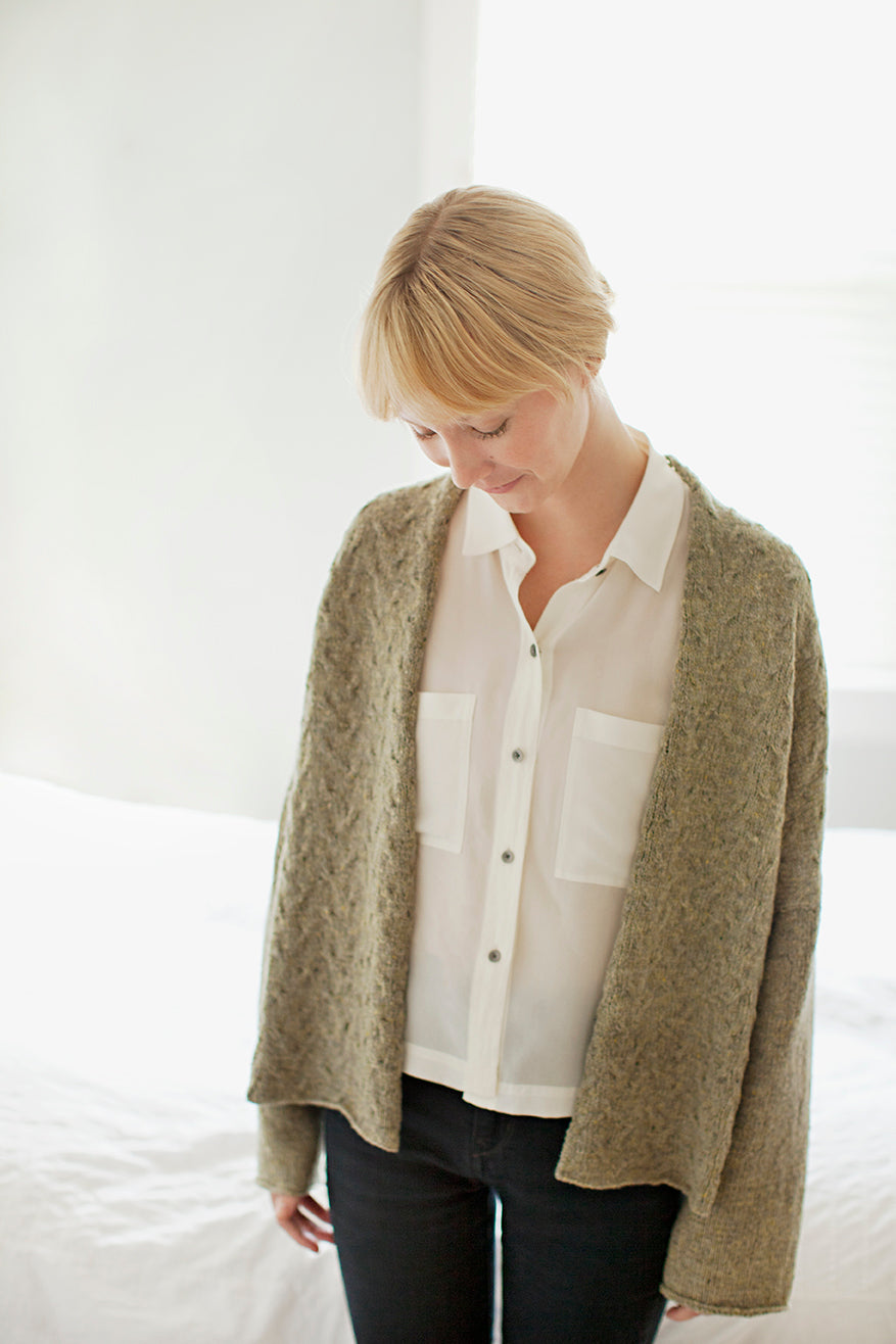 Ando Cardigan | Size Inclusive Knitting Pattern by Yoko Hatta