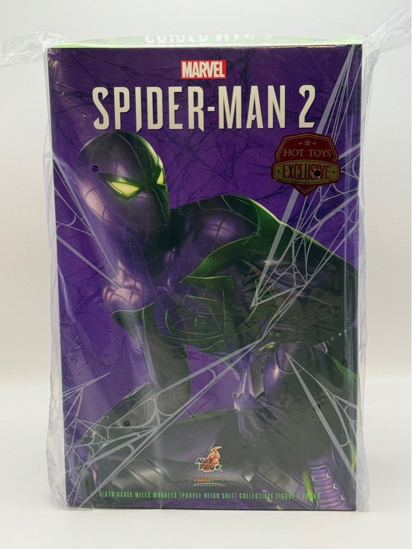 ホットトイズ VGM68 マイルス・モラレス／スパイダーマン（パープル