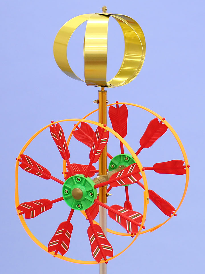 五月幟備品 鯉のぼり用矢車単品 ベランダセット用プラスチック矢車 (矢