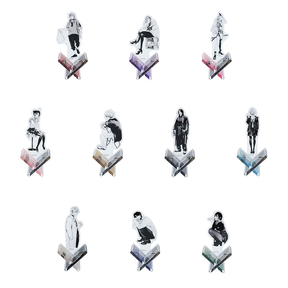 極楽街 アクリルバッジ コレクション 枵 マグネット 11点セット 極楽街