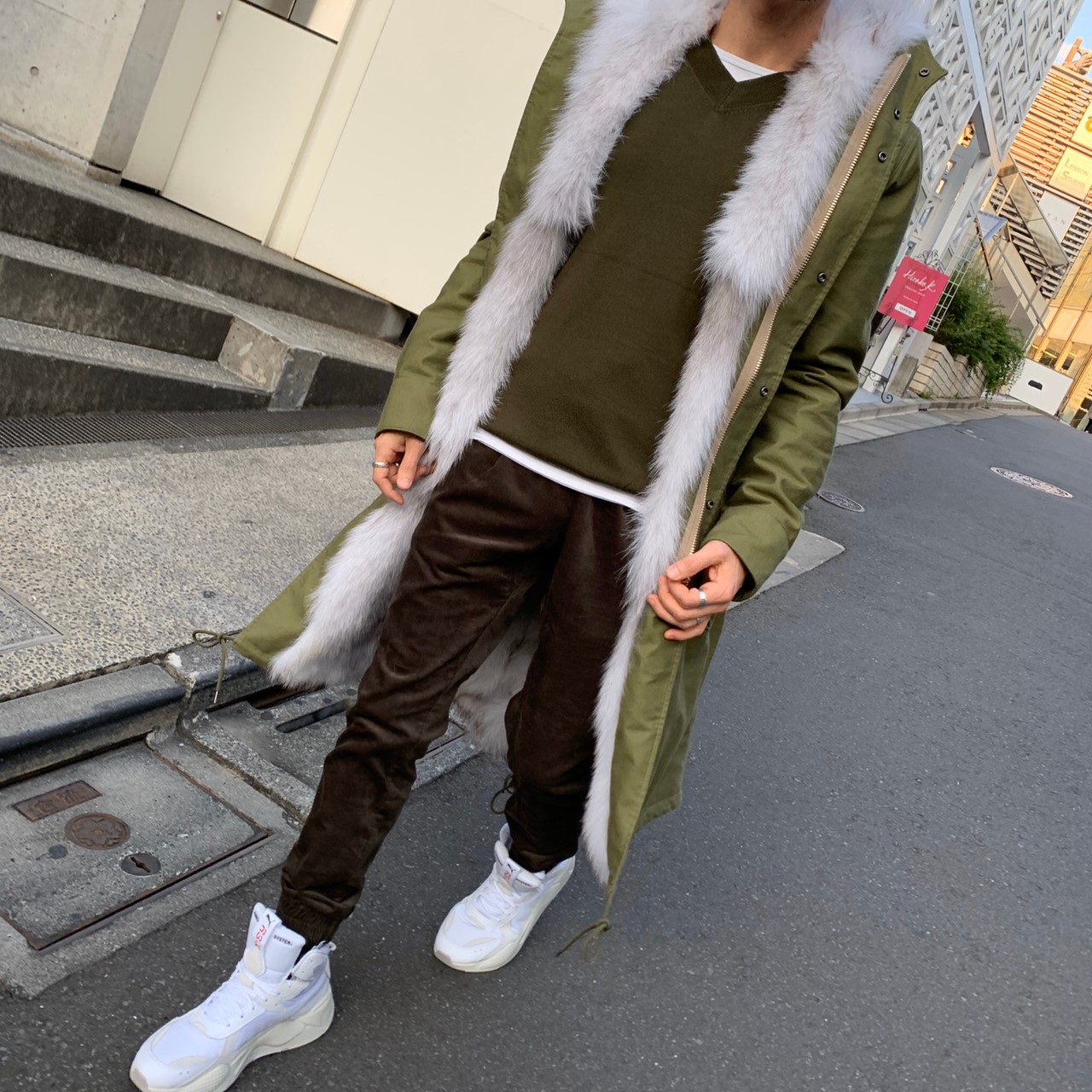 即完御免。妖艶モッズコート -FUR MODS COAT- | junhashimoto