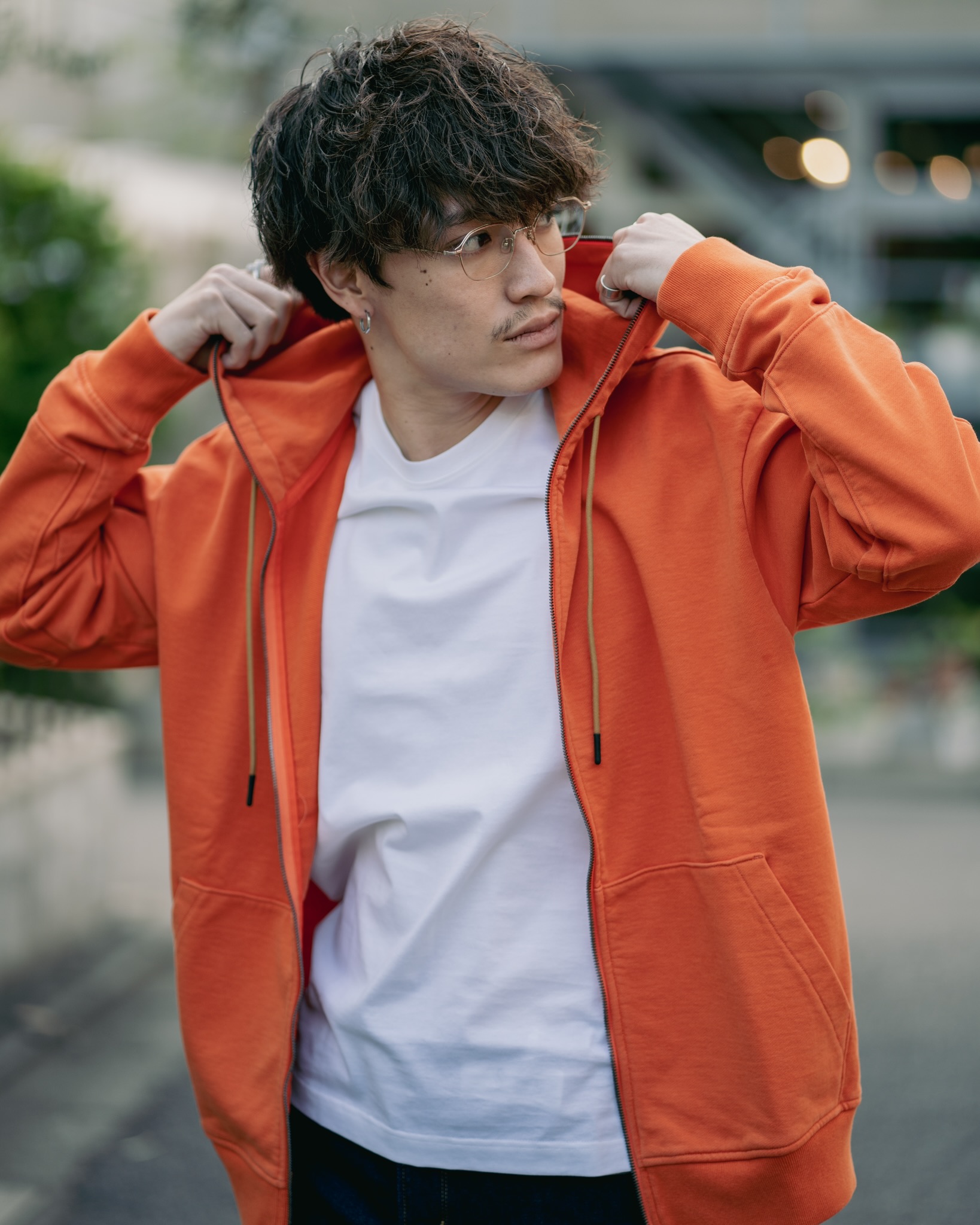 23/SS商品 》ELBOW PAD ZIP HOODIE/ELBOW PAD SWEAT | junhashimoto