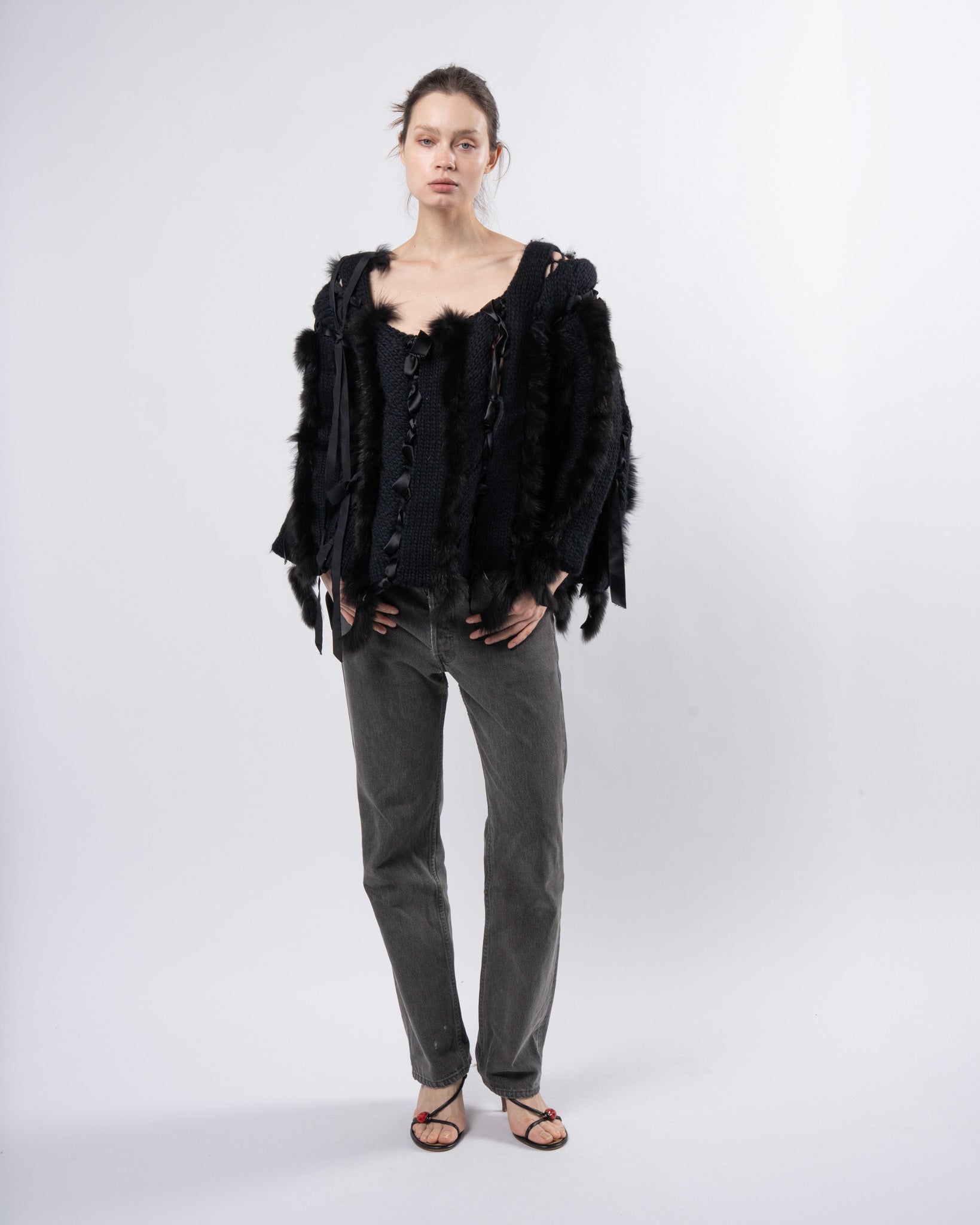 Iconic FW 2002 Fox Fur Pullover – Justin Reed