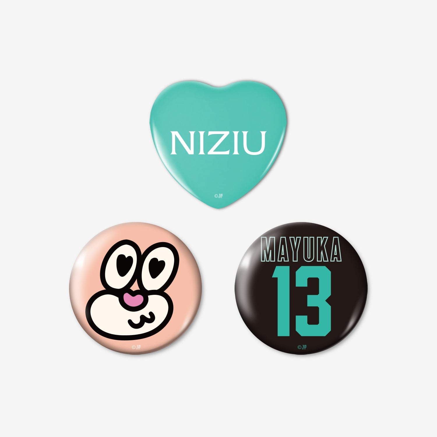 BADGE SET（3PIECES）- MAYUKA / NiziU『Live with U 2026 “NEW