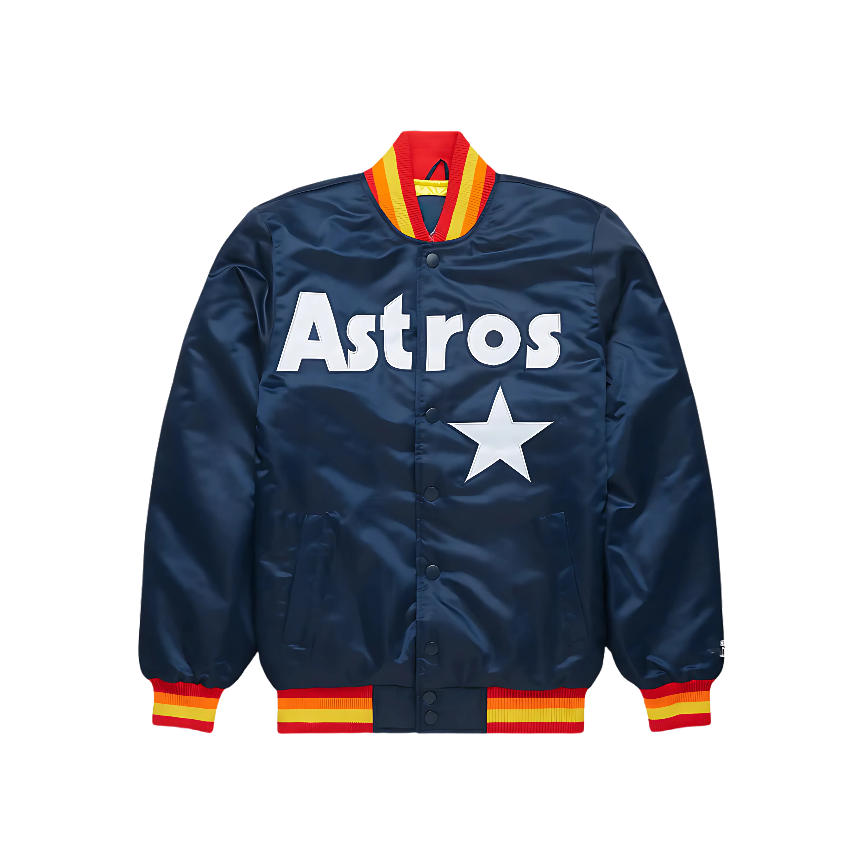 Houston Astros Galaxy Satin Bomber | Official MLB Baseball Jacket