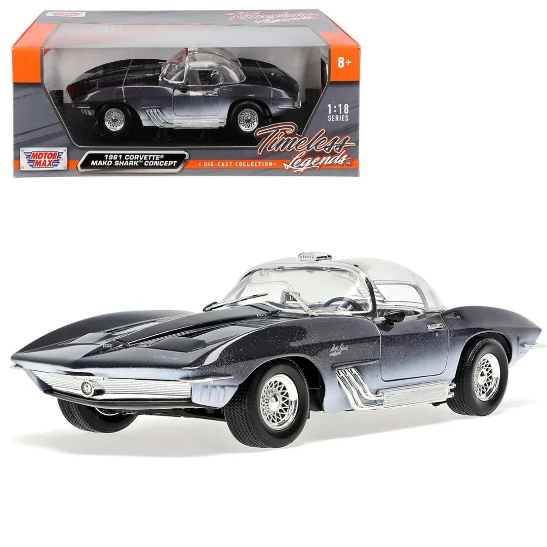 Motormax Corvette Mako Shark Concept 1961 – 1:18 Scale Diecast
