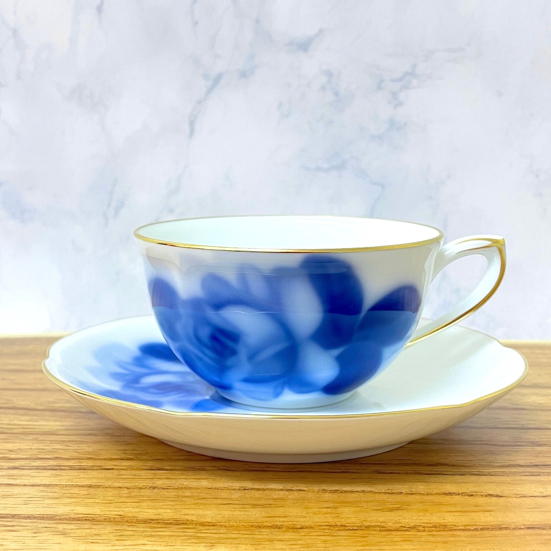 洋食器 | カップ＆ソーサー ブルーローズ | 96C 単品 | 大倉陶園