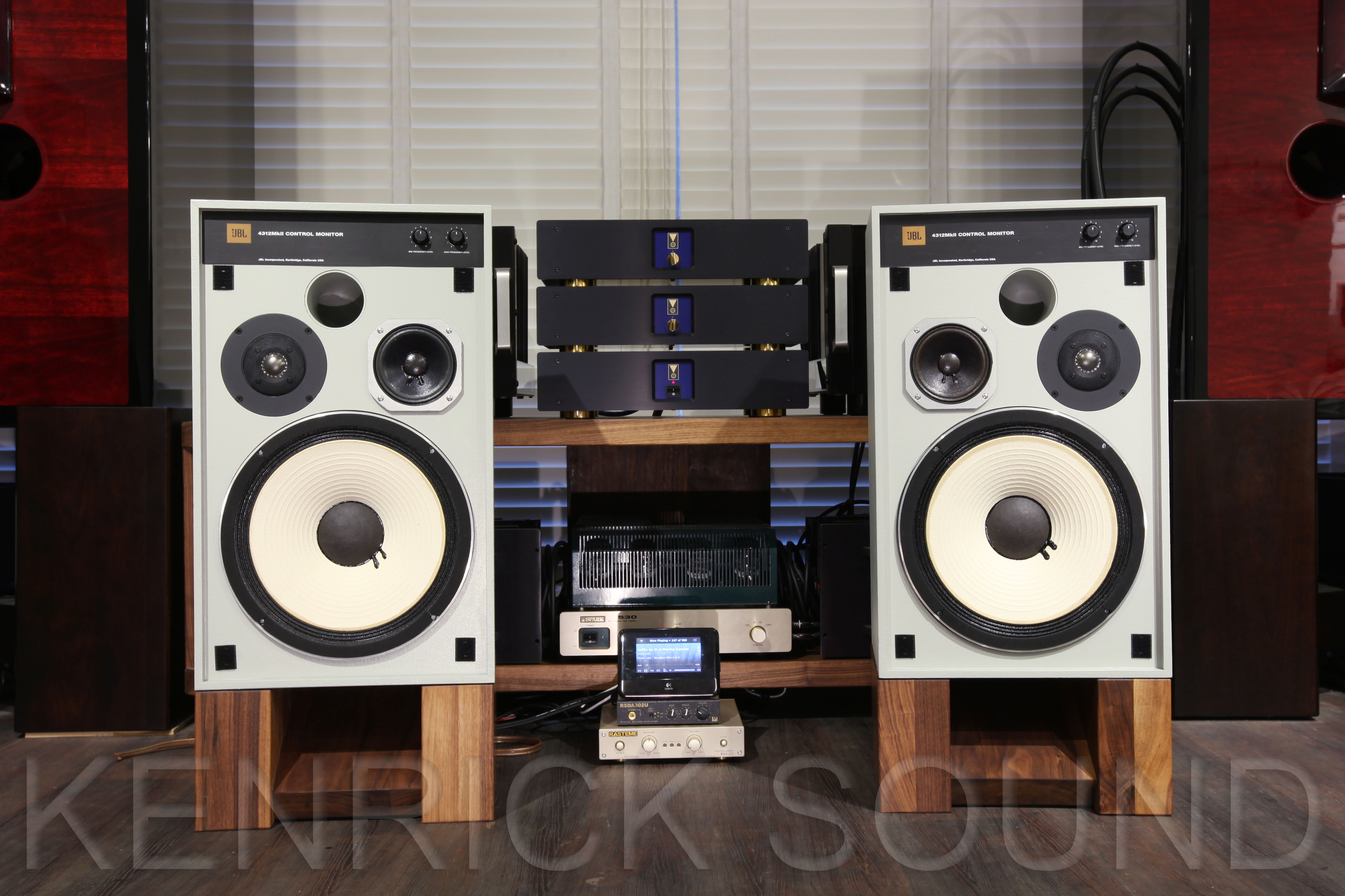 JBL 4312MK2(MKII) GY グレーモニター ケンリックメンテ良質品