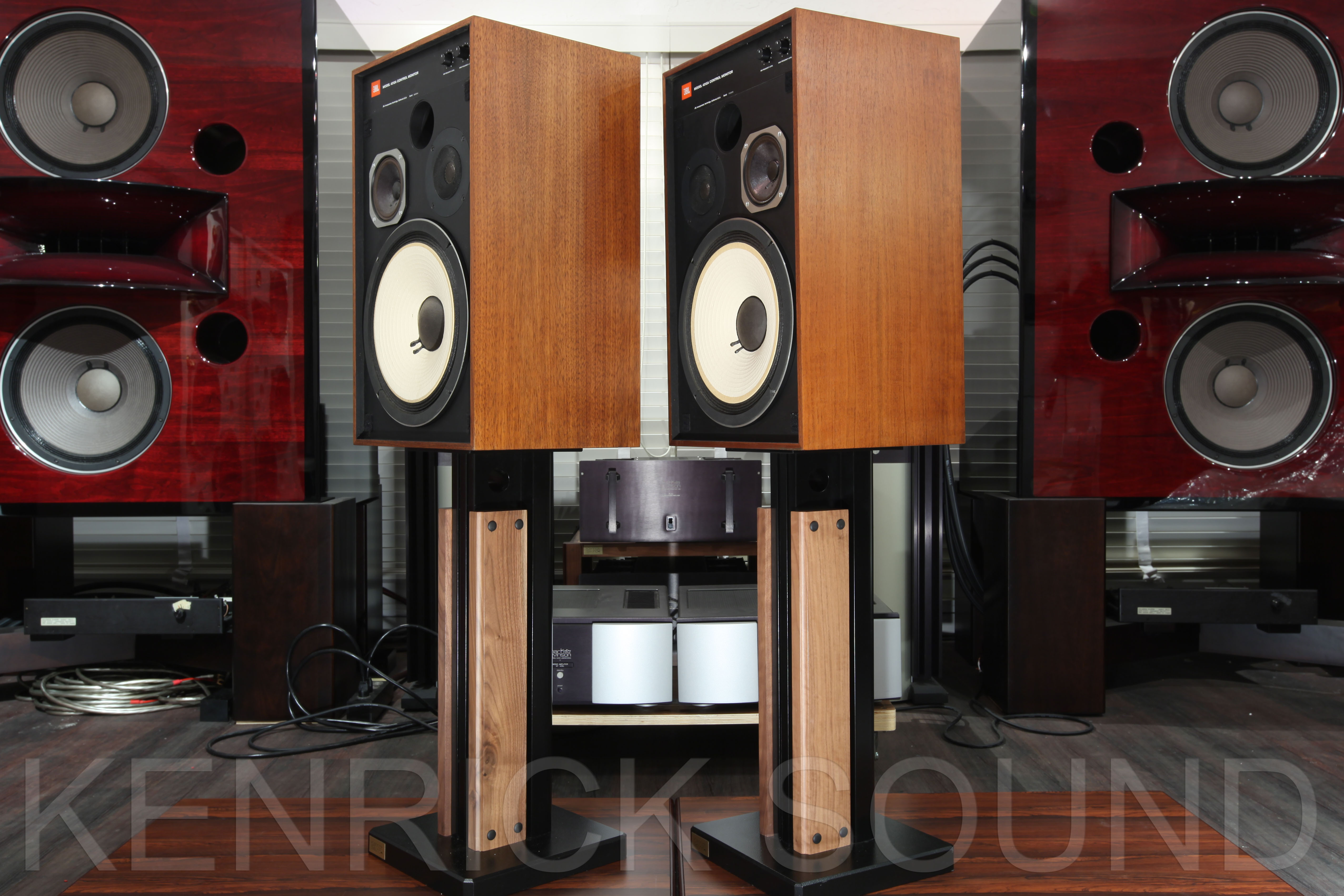 JBL 4312A コンパクトモニタースピーカー・ウォールナット美品