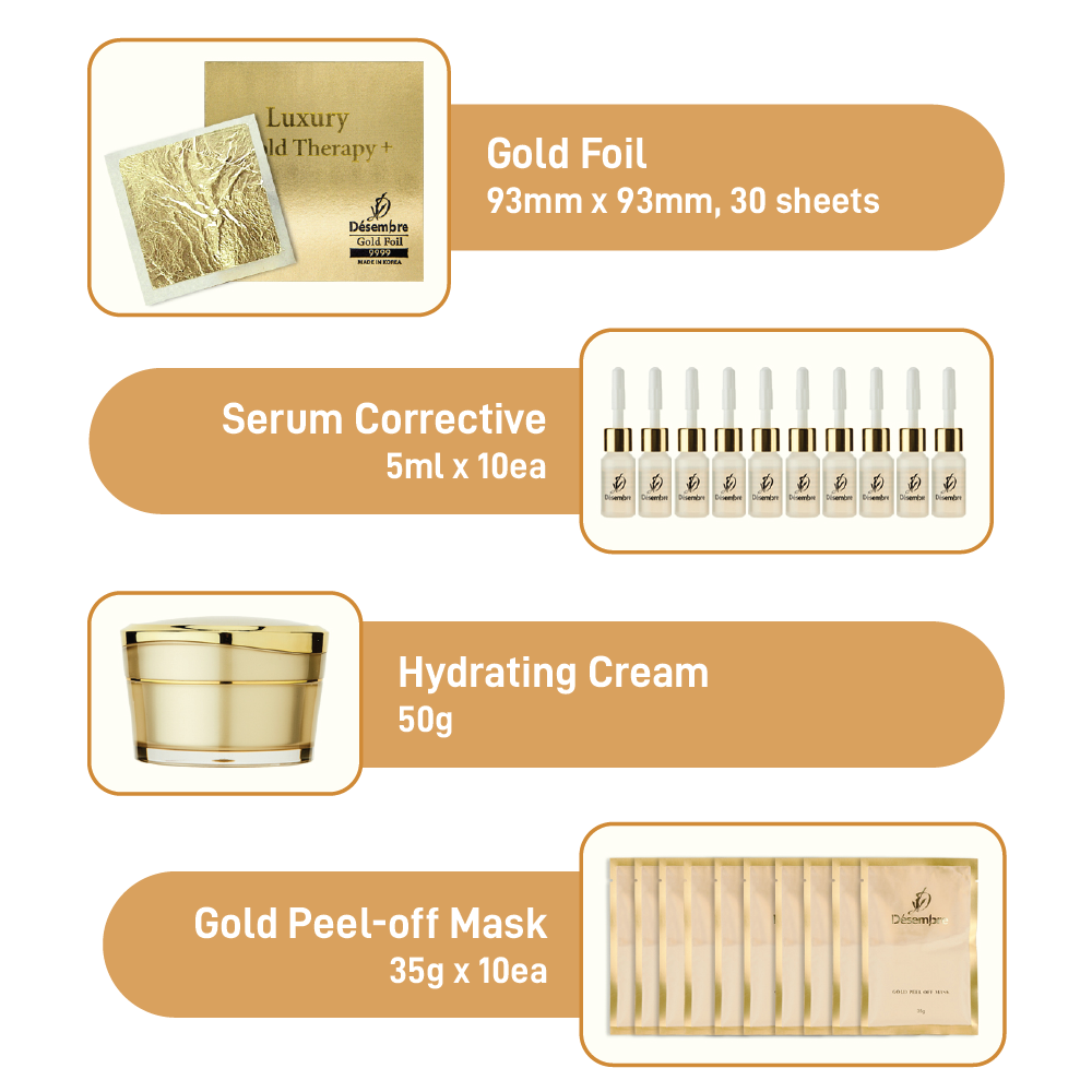 24K Luxury Gold Therapy Set – JNS Costech