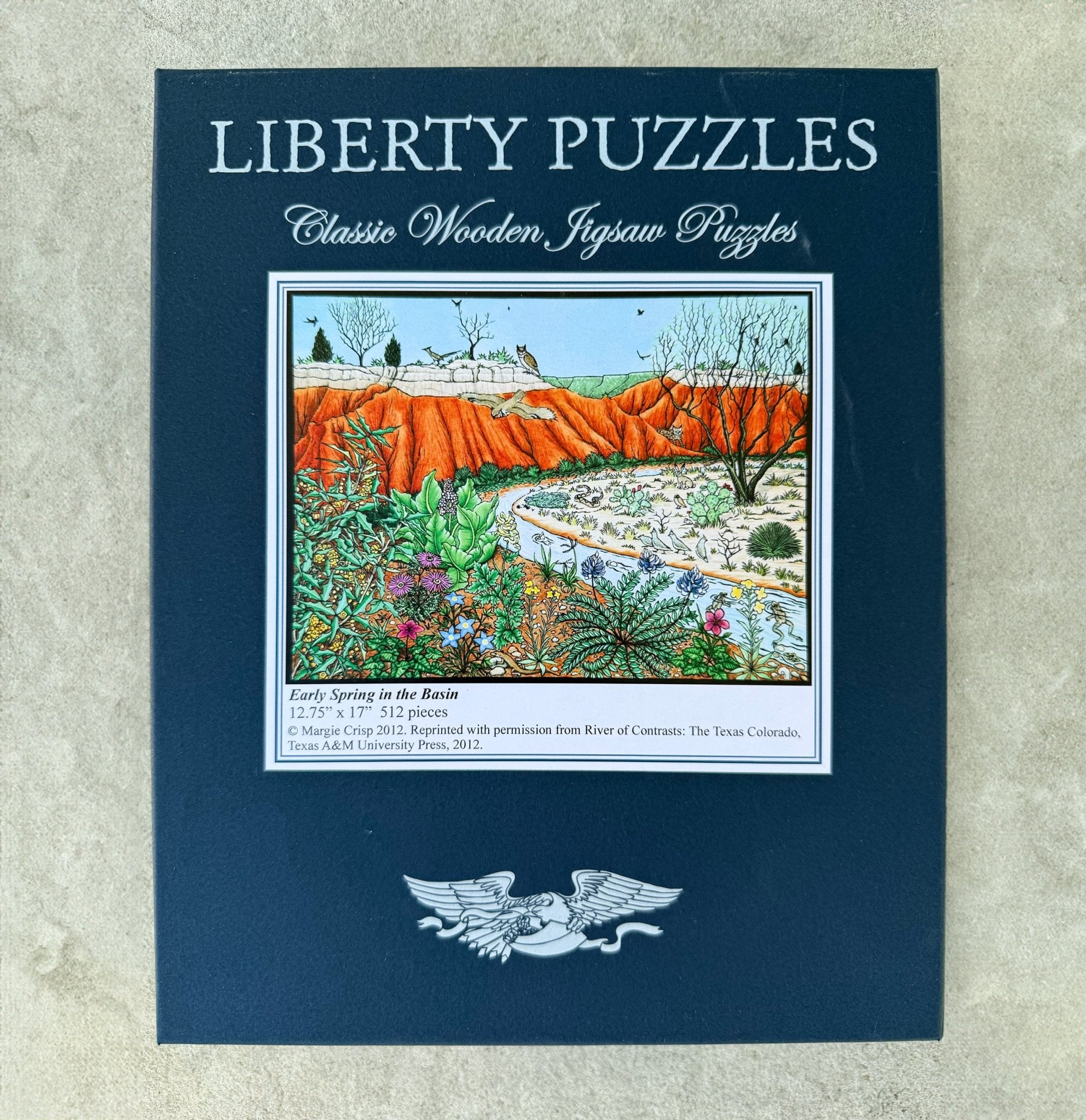 Liberty Puzzle by Margie Crisp - Early Spring in the Basin – Joy