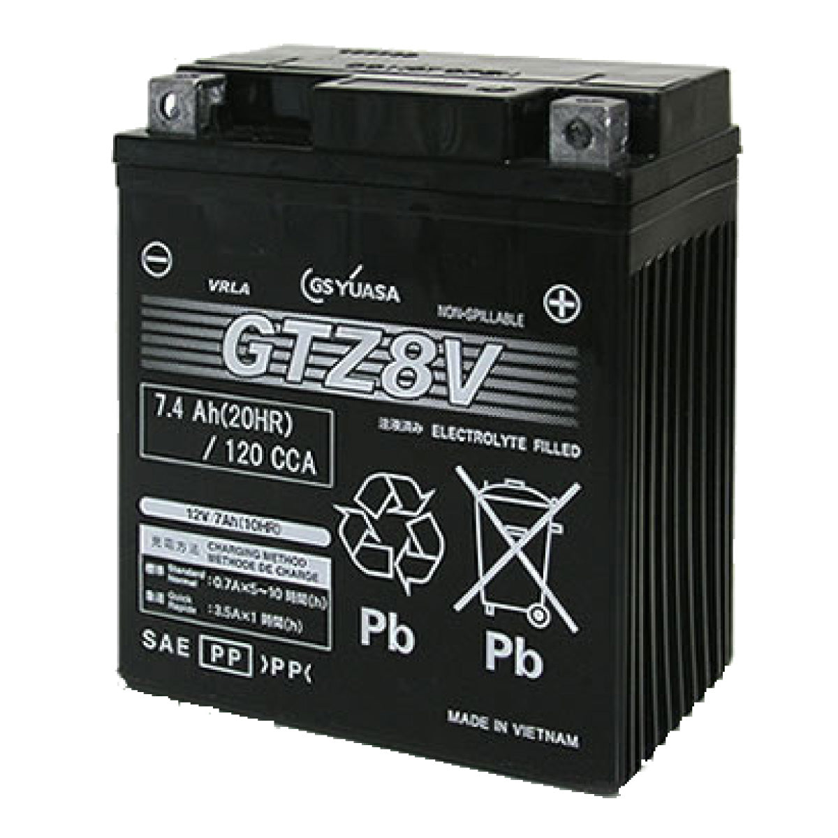GSユアサ GTZ8V （シールド型） バイク用バッテリー – バッテリー