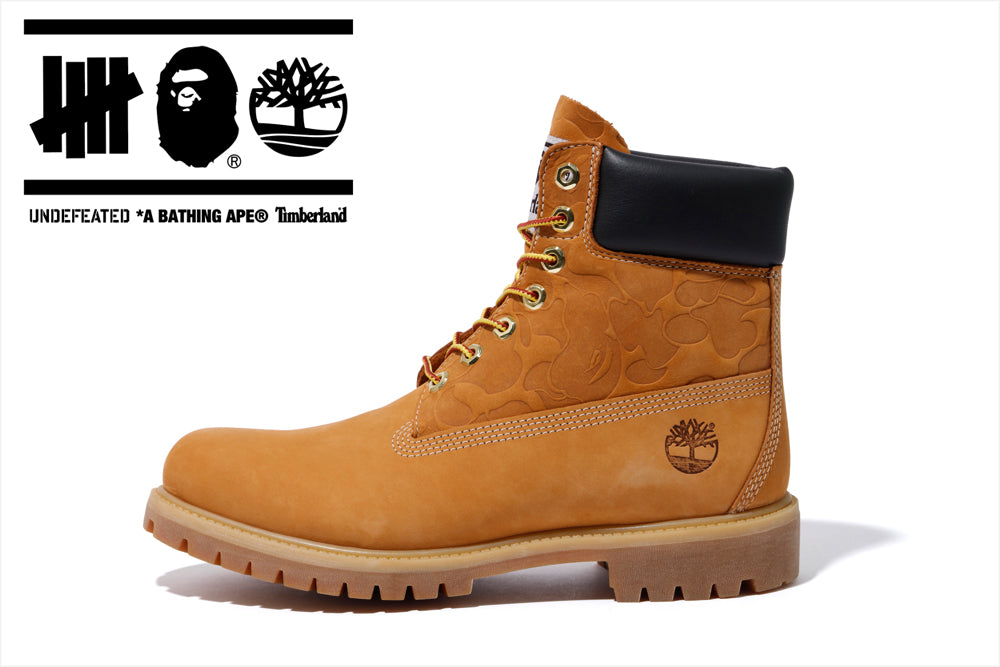 A BATHING APE® x UNDEFEATED x TIMBERLAND | bape.com