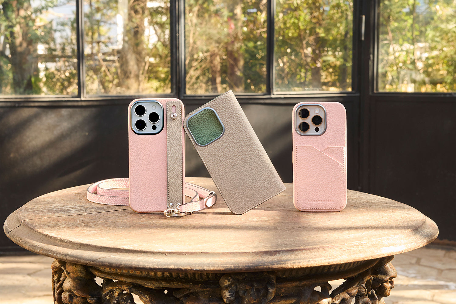 数量限定】サクラピンク（ピンク系）iPhoneケース