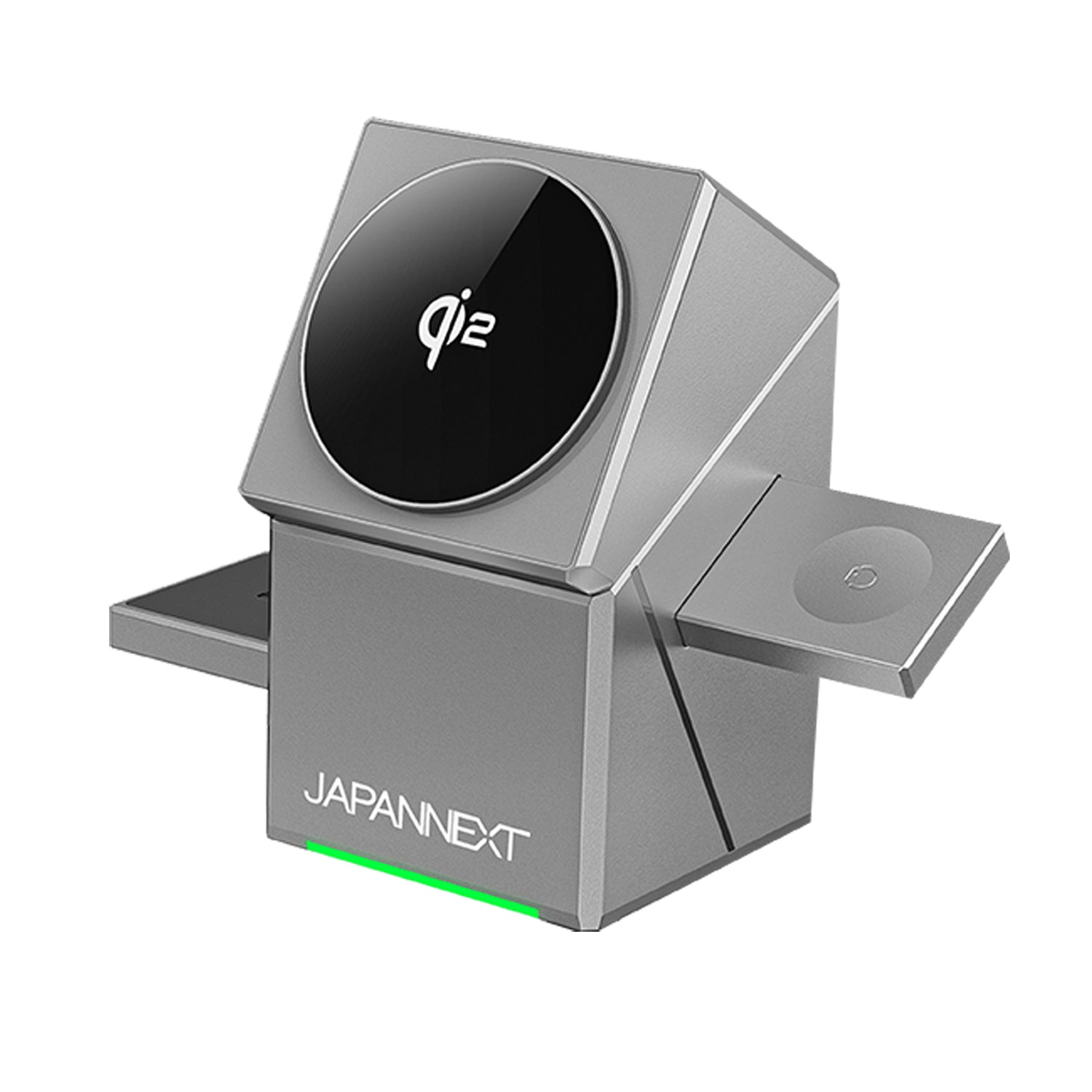 JAPANNEXT 3-in-1チャージャー JN-CG-15SQ3N1 Qi2対応 3台同時