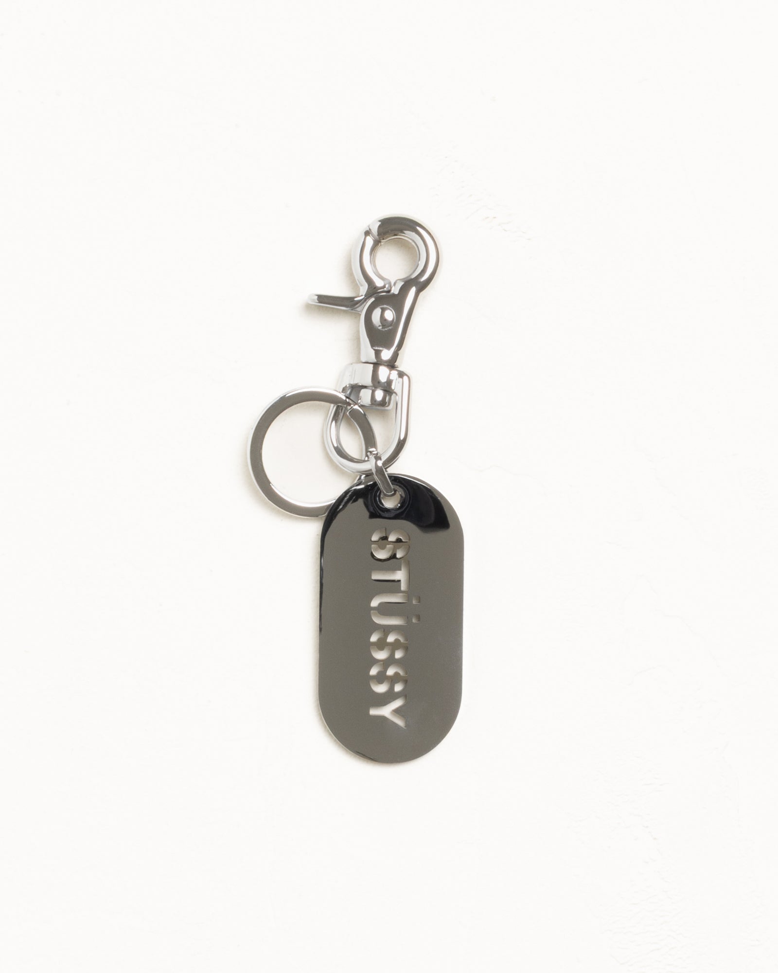 Metal Tag Keychain – Silver | Accessories | Stüssy Japan