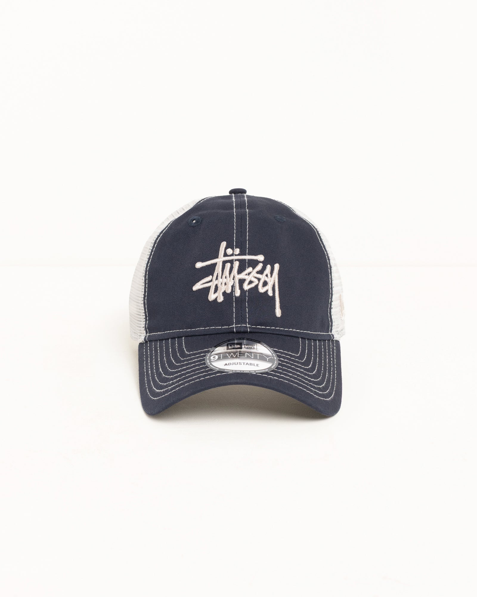 New Era 9TWENTY Basic Trucker – Navy | Headwear | Stüssy Japan