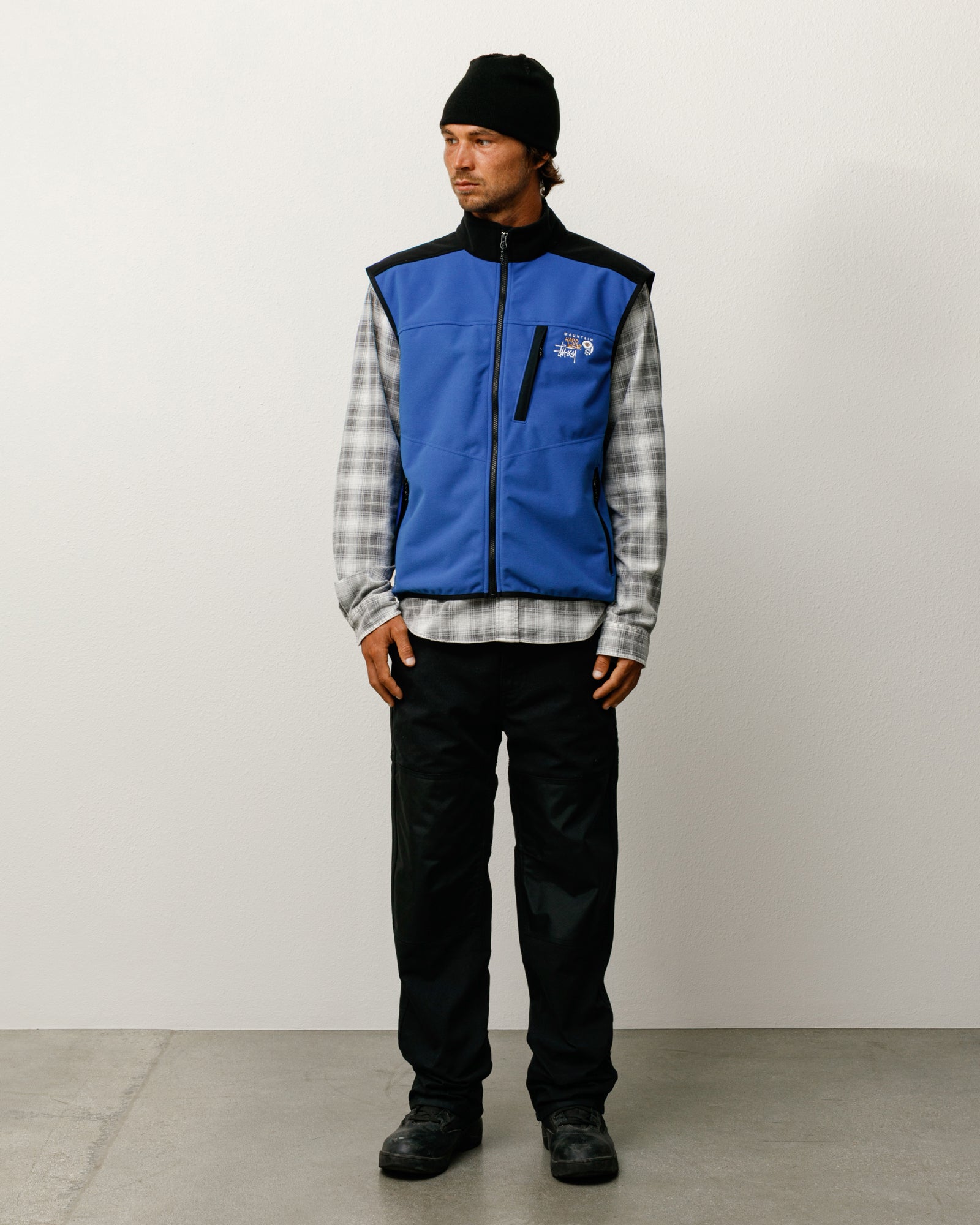 Stüssy & Mountain Hardwear Windstopper® Vest – Blue | Outerwear