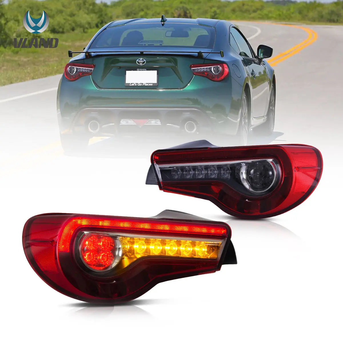12-21 FR-S / BRZ / GT86 第1世代(ZN6/ZC6) Vland LED テールランプ