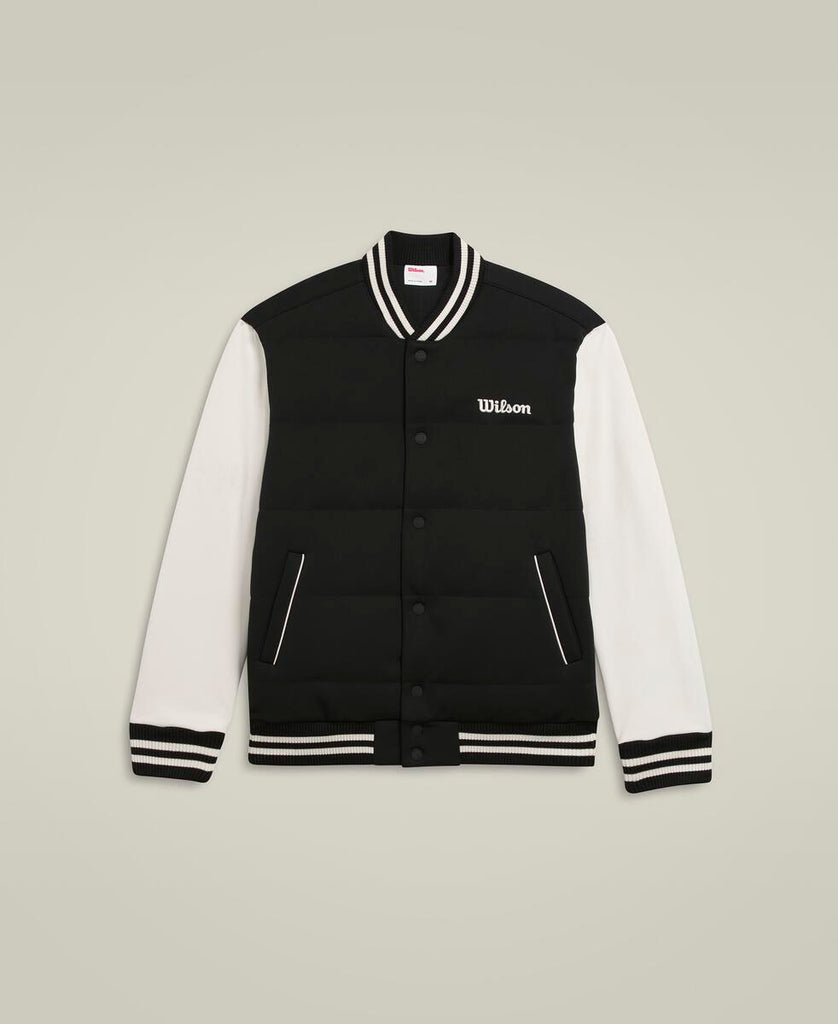 スタジアム バーシティ ジャケット - ブラック by Wilson Japan
